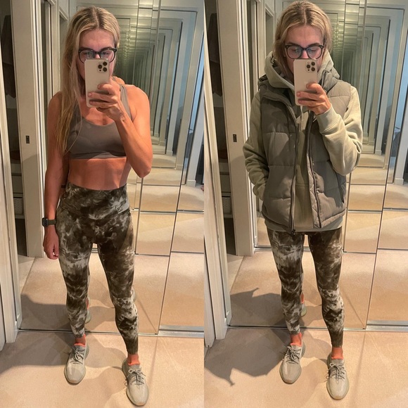 lululemon athletica Pants - Align Green Diamond dye leggings